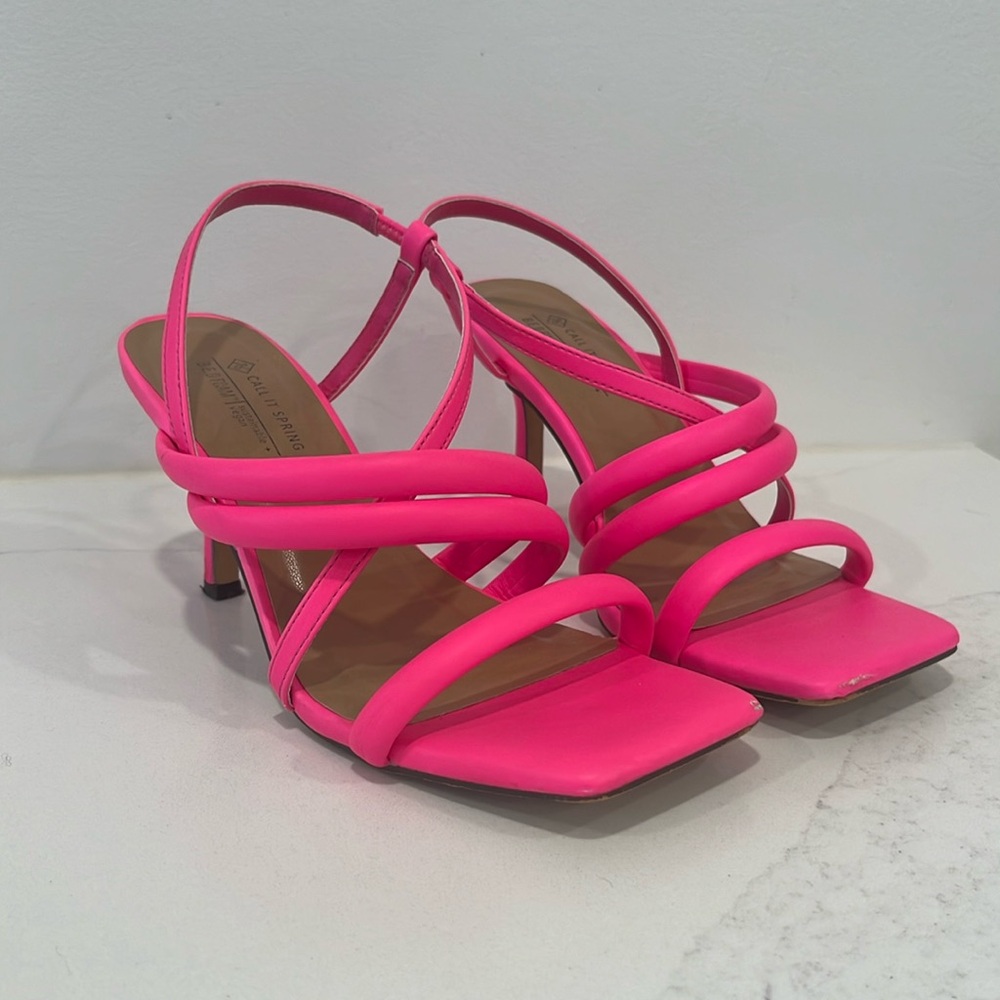 Call It Spring Barbie Pink Heals